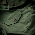 Ladies Safari Shirt in Marula Green