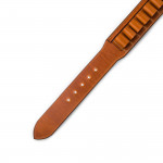 12 Gauge Leather Cartridge Belt in Mid Tan