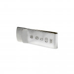 Silver Money Clip with Traditional Scroll Engraving