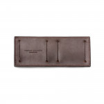 Small 10 Rd Open Ammunition Belt Wallet in Dark Tan