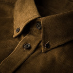 Men's Fine Corduroy Shirt in Light Brown
