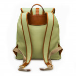 Explora Deluxe Rucksack in Safari Green & Mid Tan