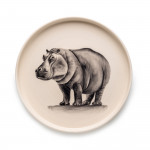 Large Hand Painted Hippo Dish