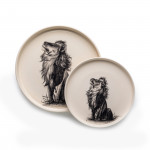 Small Hand Painted Lion Dish