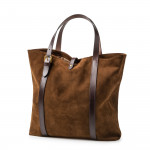 16L Tote Bag In Walnut Suede