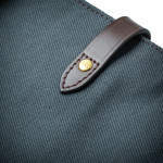 16L Tote Bag In Petrol Blue Twill Canvas