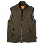Lyell Fleece Gilet in Moss
