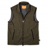 Lyell Fleece Gilet in Moss