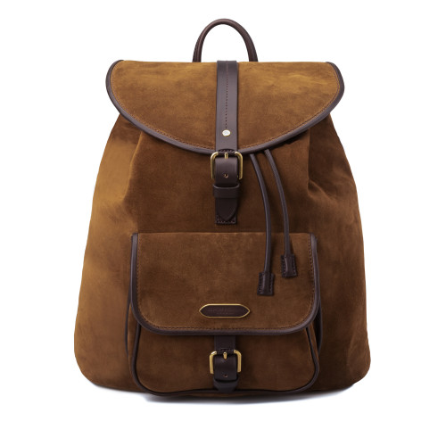 Explora Deluxe Rucksack in Walnut Suede