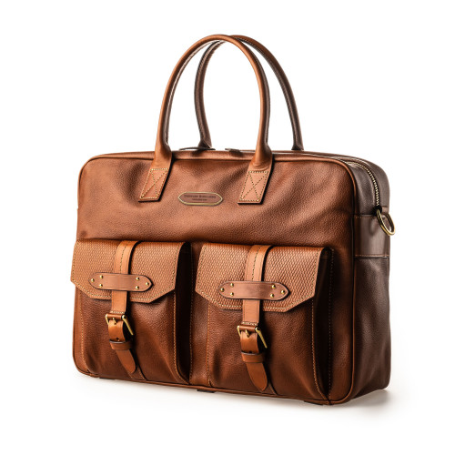 Bournbrook Briefcase in Mid Tan