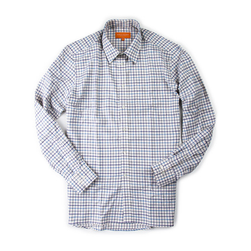 Tattersall Shirt in Navy