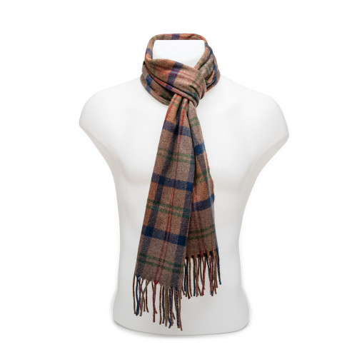 Cashmere Scarf in Ale Plaid