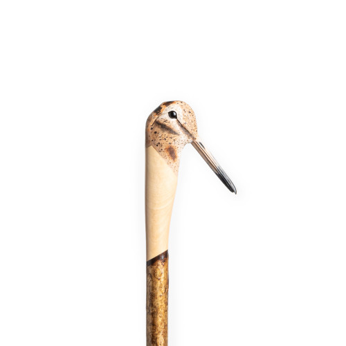 Hand Carved Woodcock Walking Stick