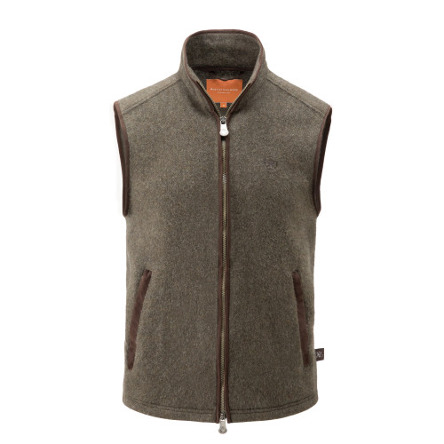 Lyell Wool Fleece Gilet in Woodland
