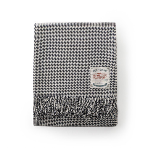 Lambswool Throw in Ocean