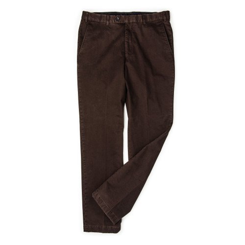 Relaxed Fit Thermal Trousers - Brown