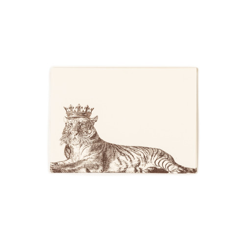 Lounging Royal Tiger - Set of 10 Notes