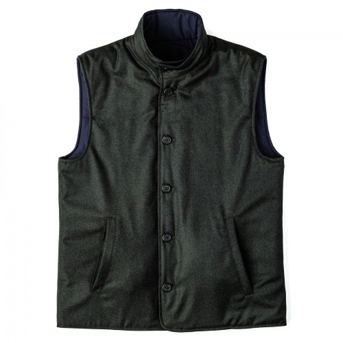 Men's Reversible Wool Gilet