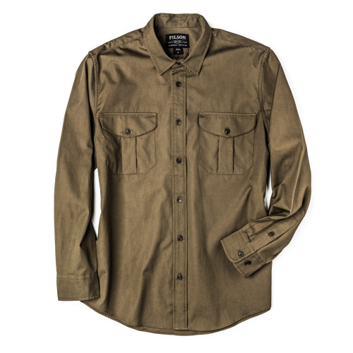 Safari Cloth Shirt in Olive Grey