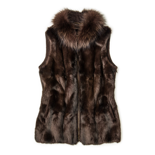 Ladies Erna Fur Gilet