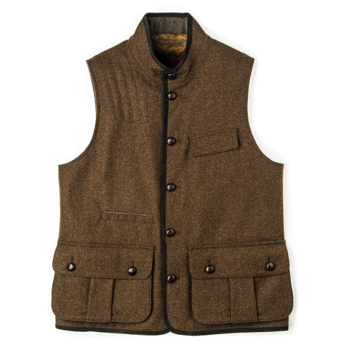 Men's Ambros Waistcoat with Rabbit Fur Lining