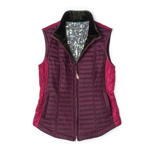 Ladies Alexandra Gilet in Ruby