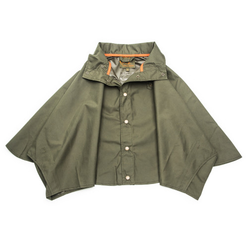 Rain Shoulder Cape Drizzle in Forest Green