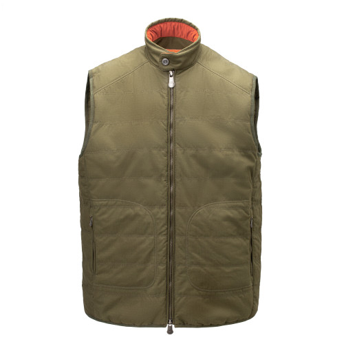 Ripstop Helvellyn Gilet in Military Green