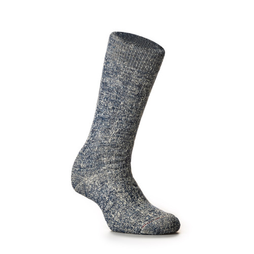 Double Face Merino Wool Socks in Deep Ocean