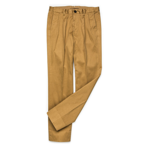 Warm Weather Cotton Trousers in Beige