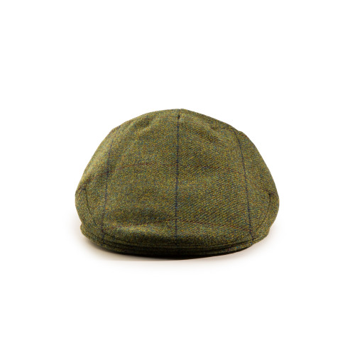 Kinloch Tweed Cap in Navy/Wine