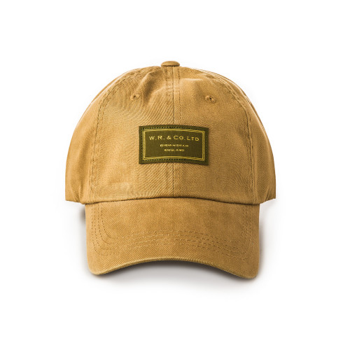 Twill Logo Cap in Beige