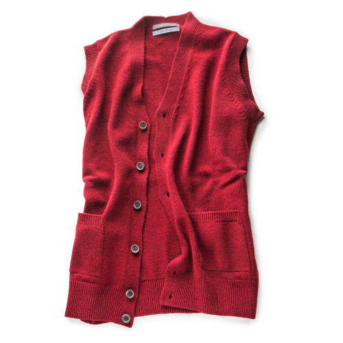 Lauder Lambswool Waistcoat in Bokhara