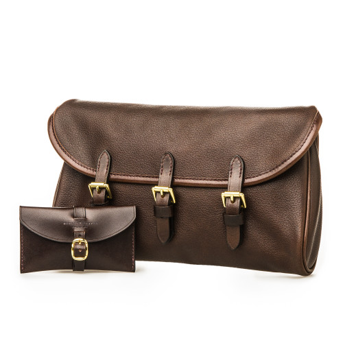 Redfern Cleaning Pouch in Dark Tan