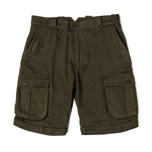 Safari Shorts in Brushed Green