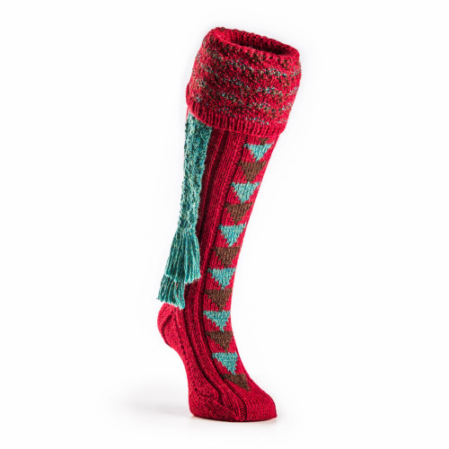 Whitfield Shooting Sock in Crimson