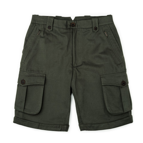 Safari Shorts in Brushed Green