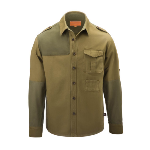 Ripstop Huntsman Overshirt in Military Green