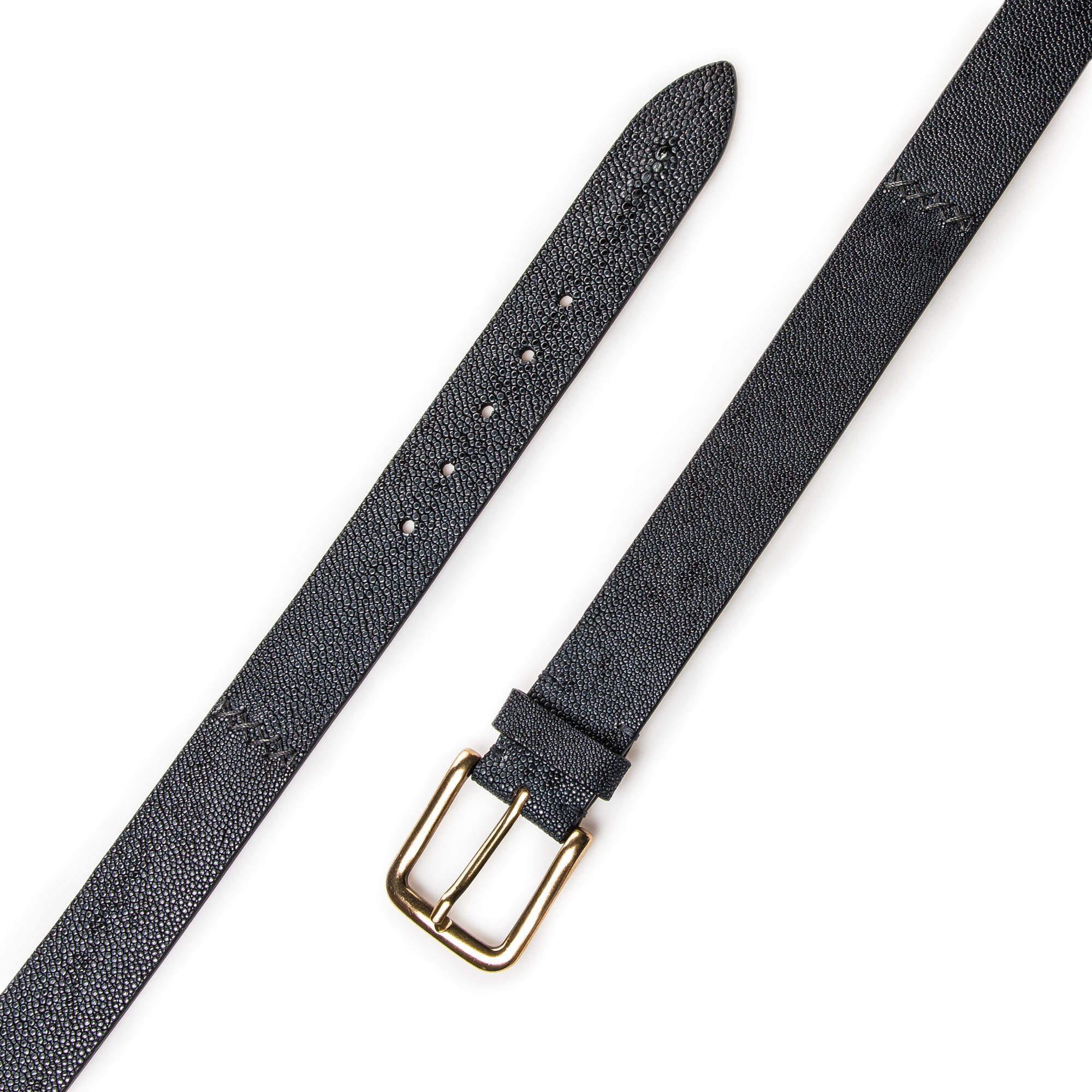 Post & Co. - Men's Stingray Belt in Black