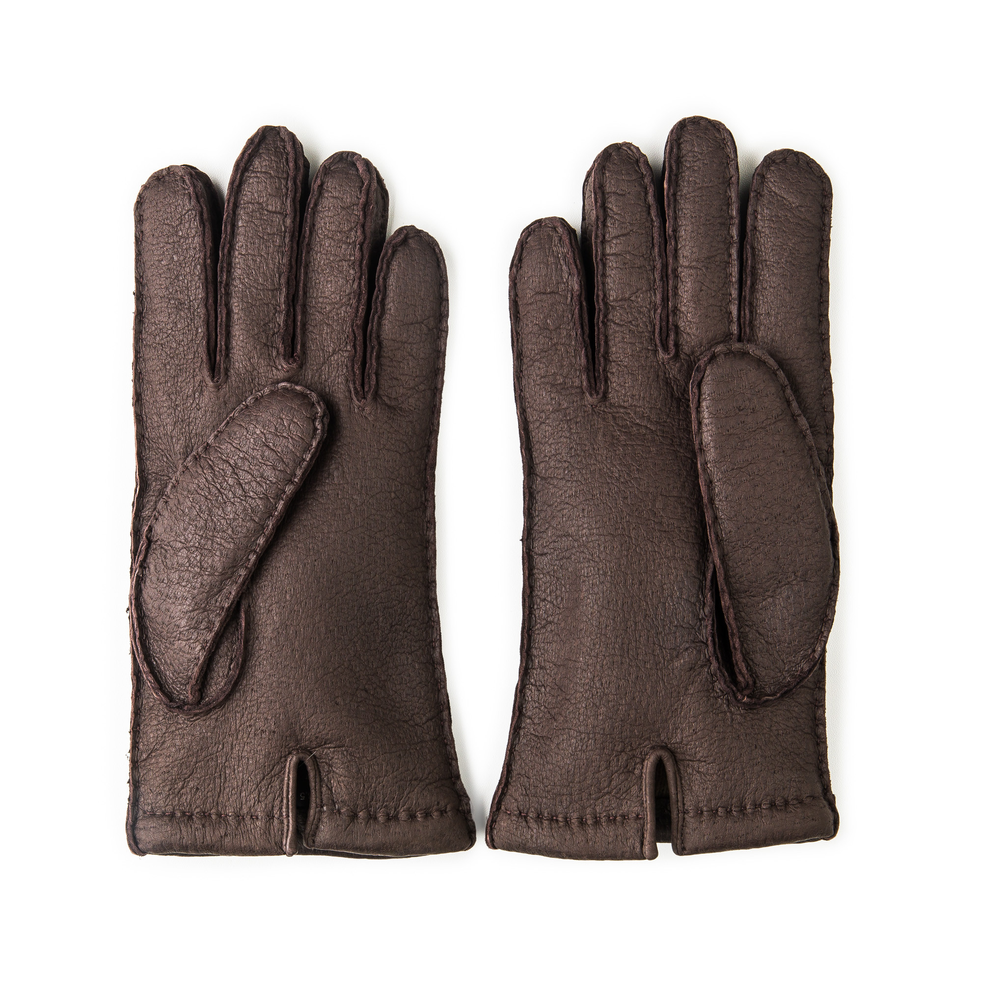 Westley Richards Men's Cashmere Lined Peccary Leather Gloves