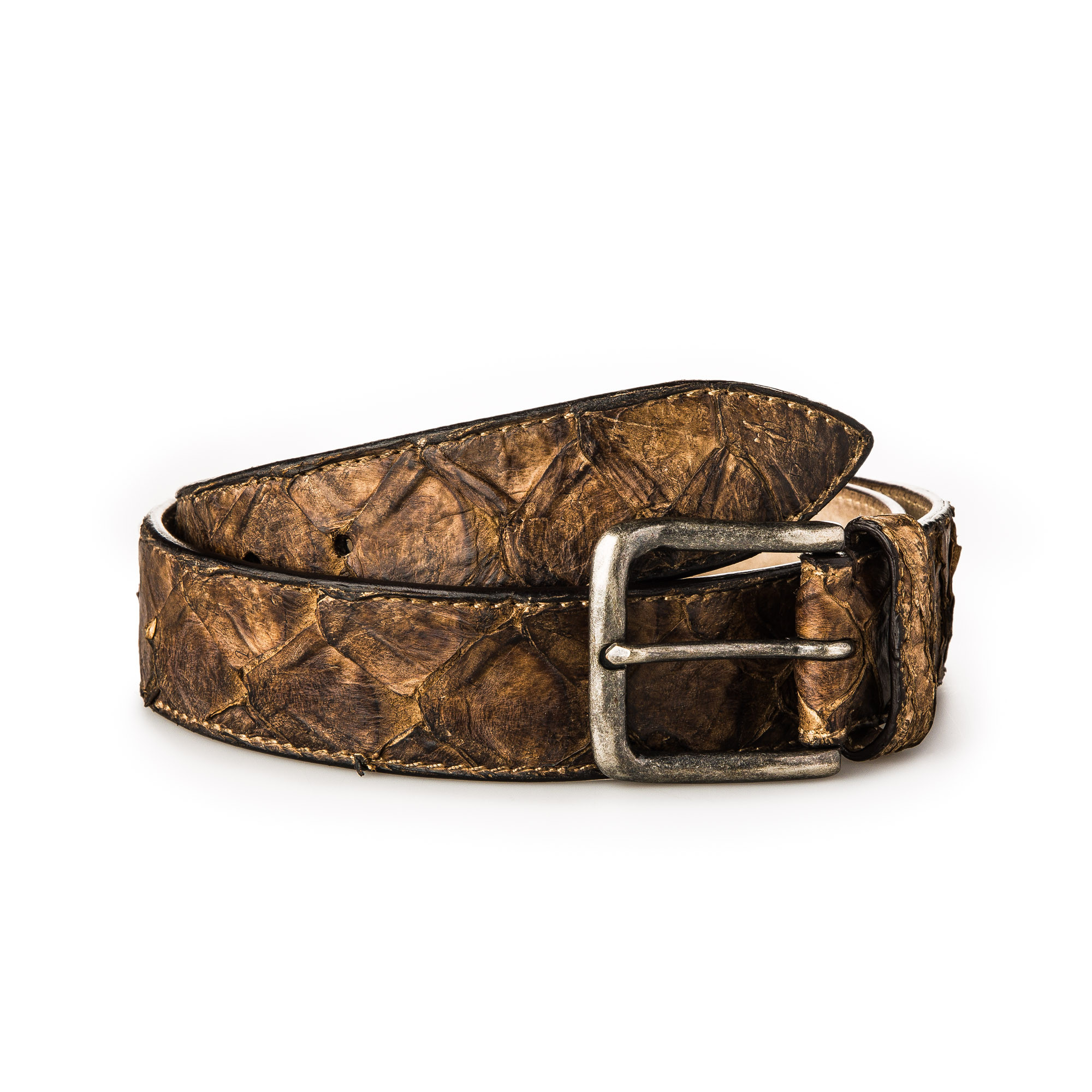 leather fish belt