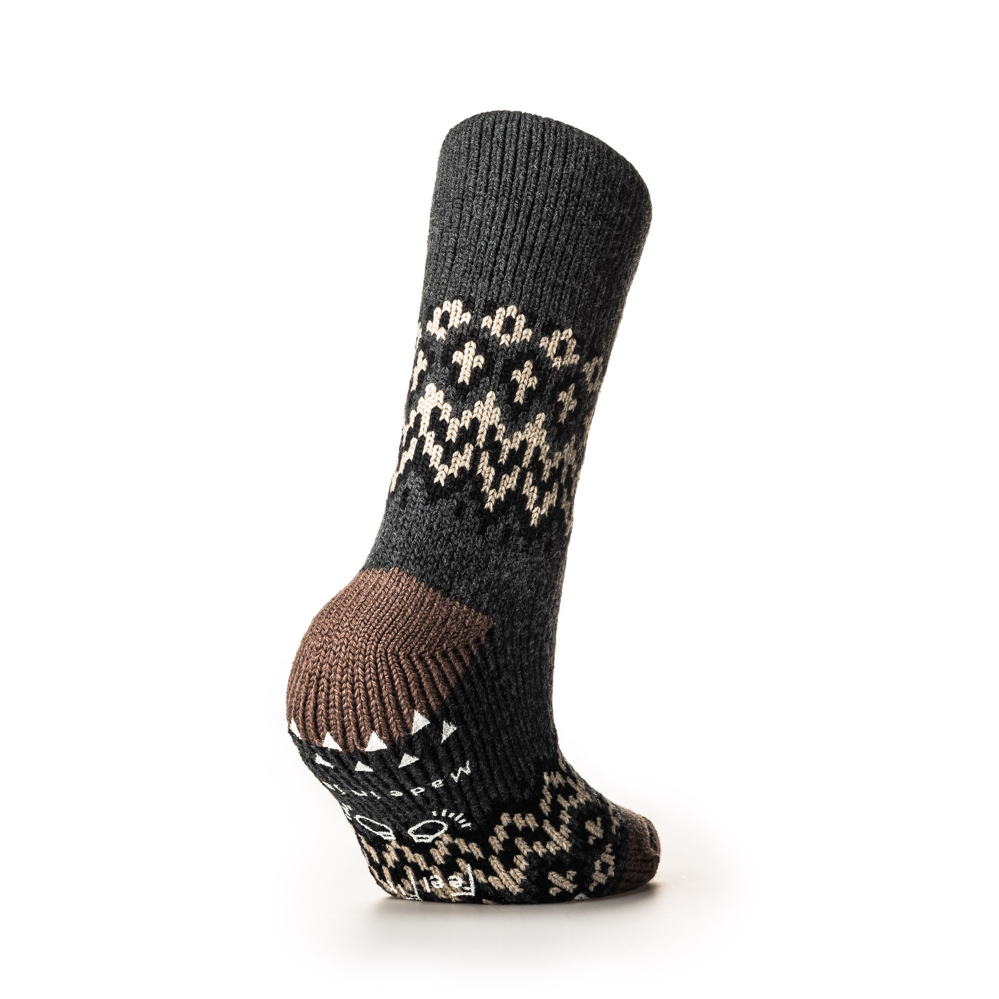 Rototo Nordic Socks in Charcoal
