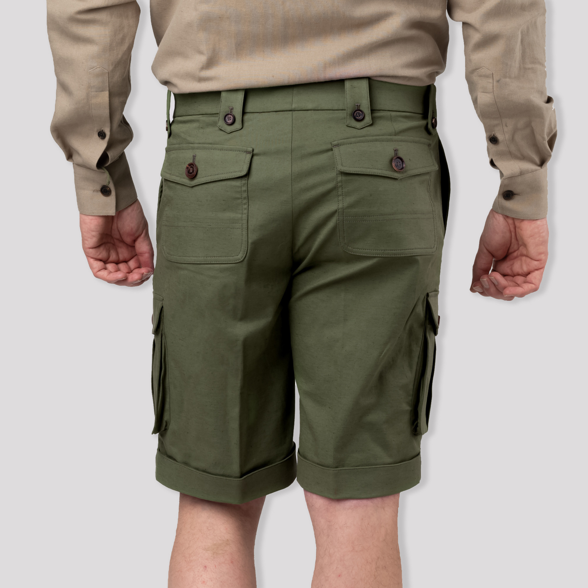 Westley Richards Safari Shorts in Lovat