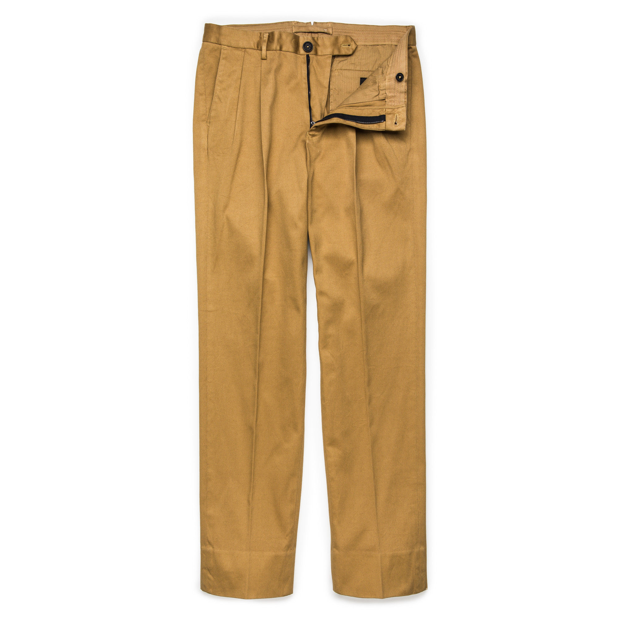 The Chino Revived - Warm Weather Cotton Trousers - Beige