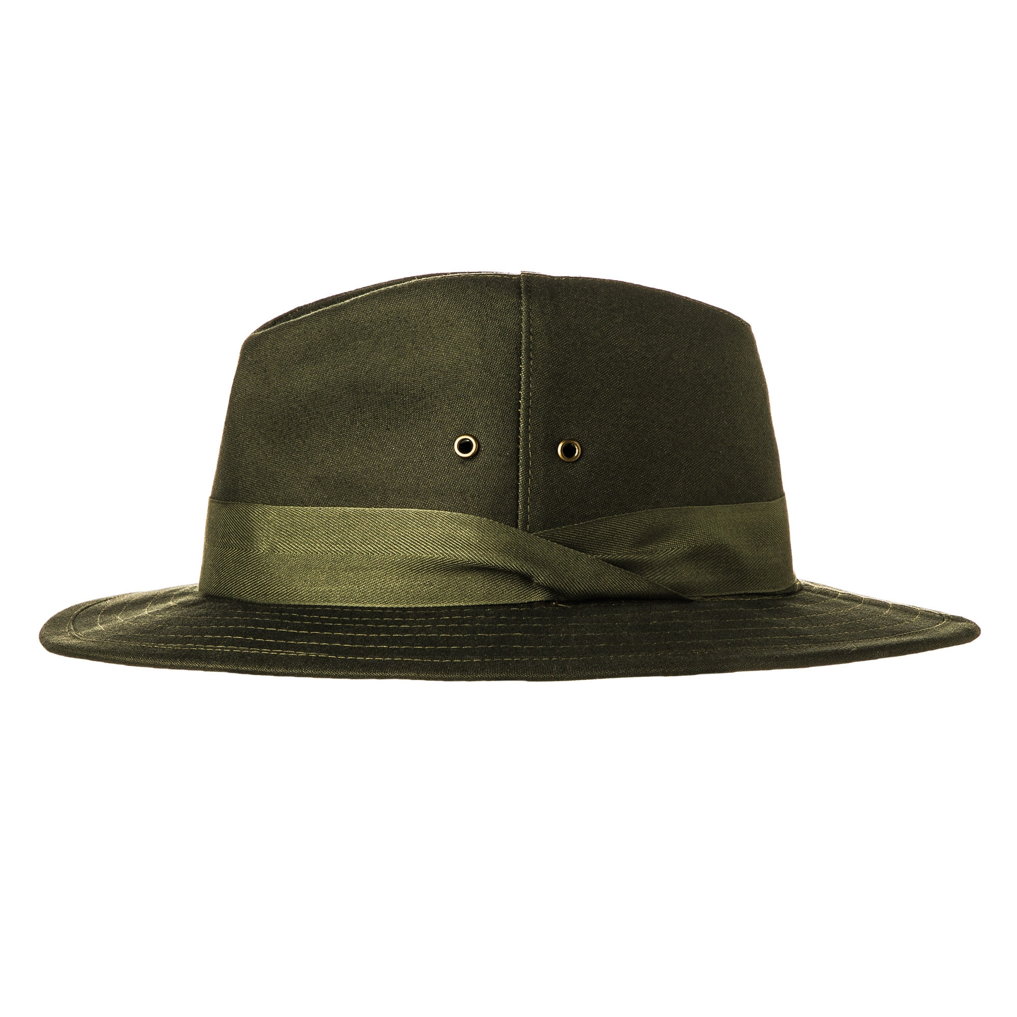 Westley Richards Hunting Hat with Green Herringbone Band