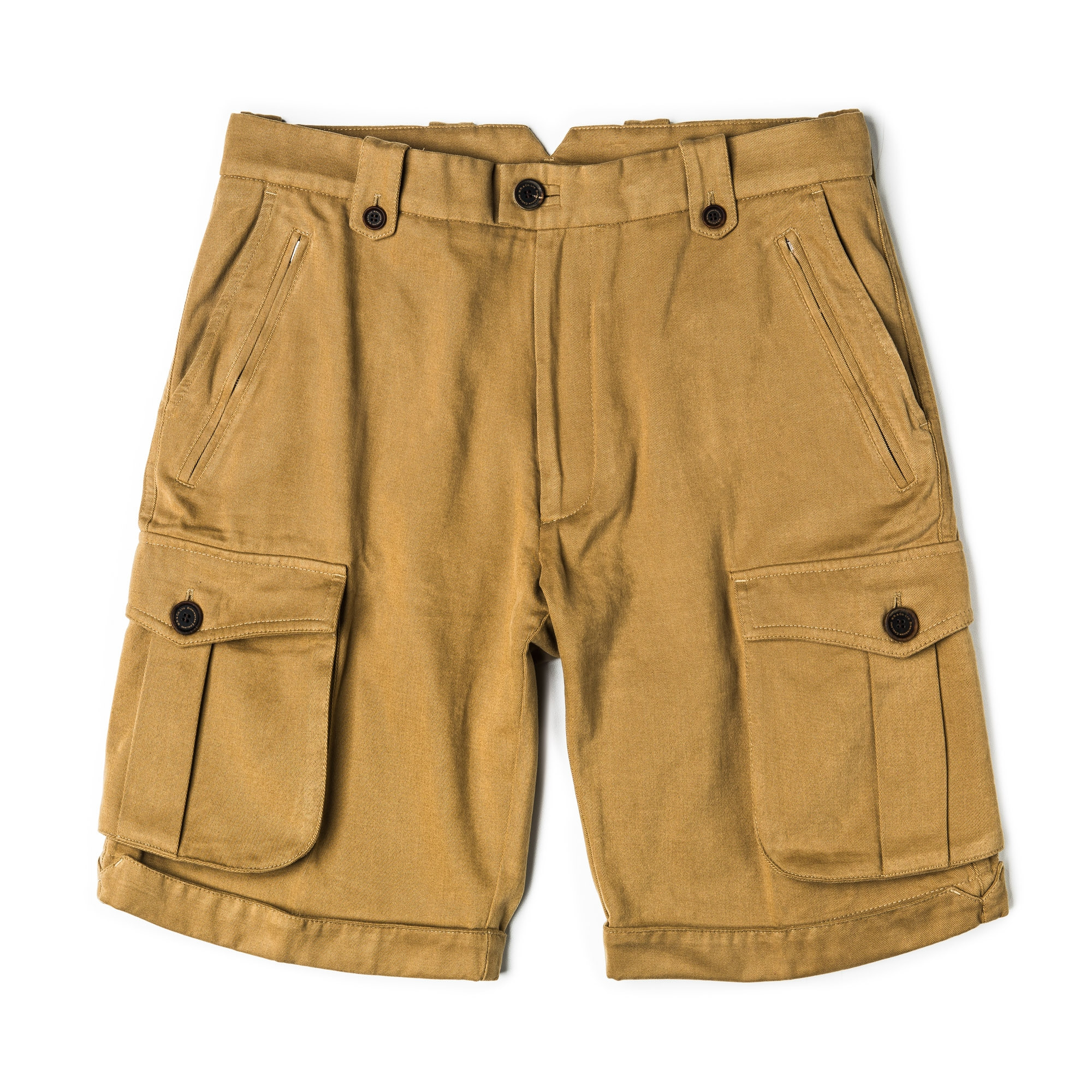 Westley Richards Safari Shorts in Brushed Beige