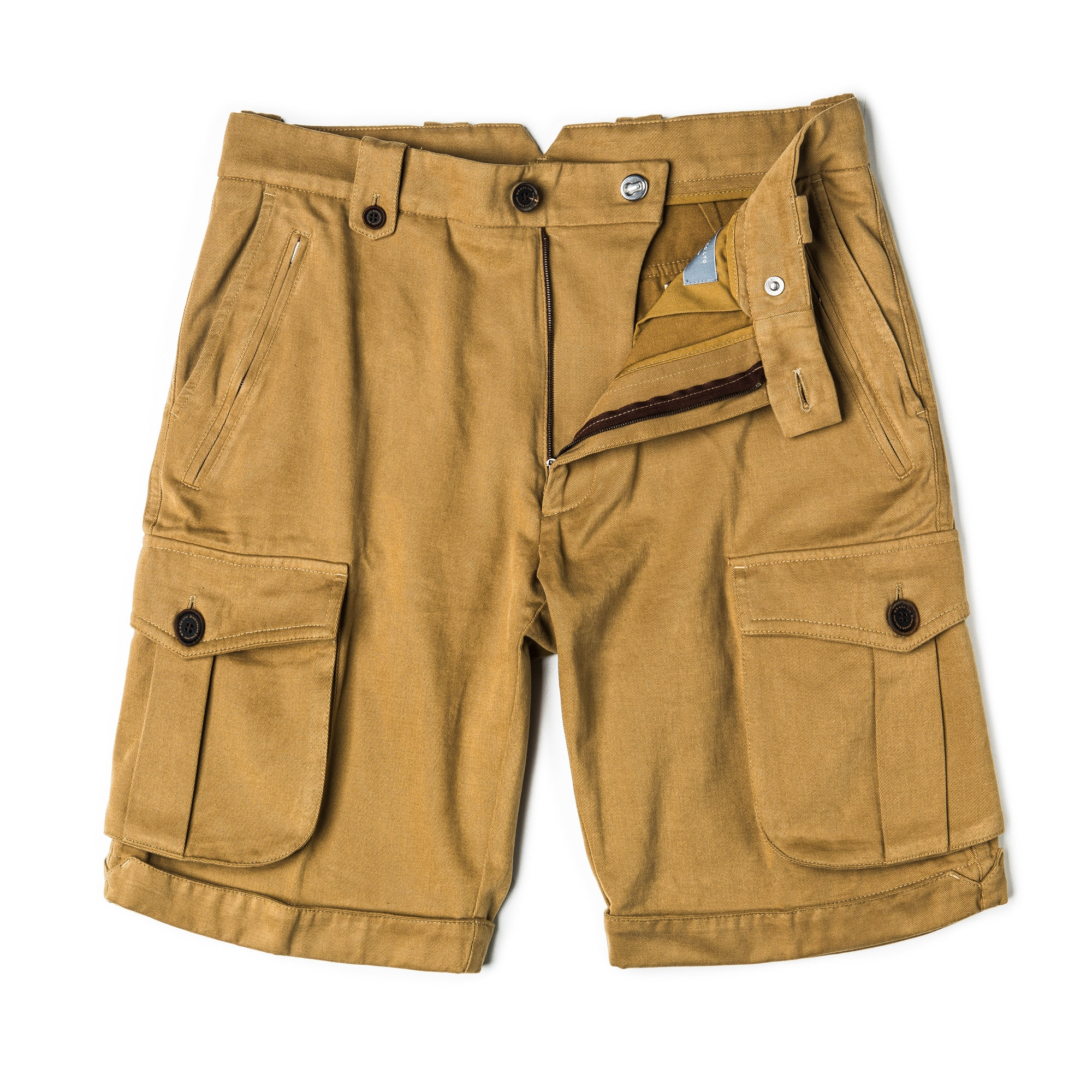 Westley Richards Safari Shorts in Brushed Beige