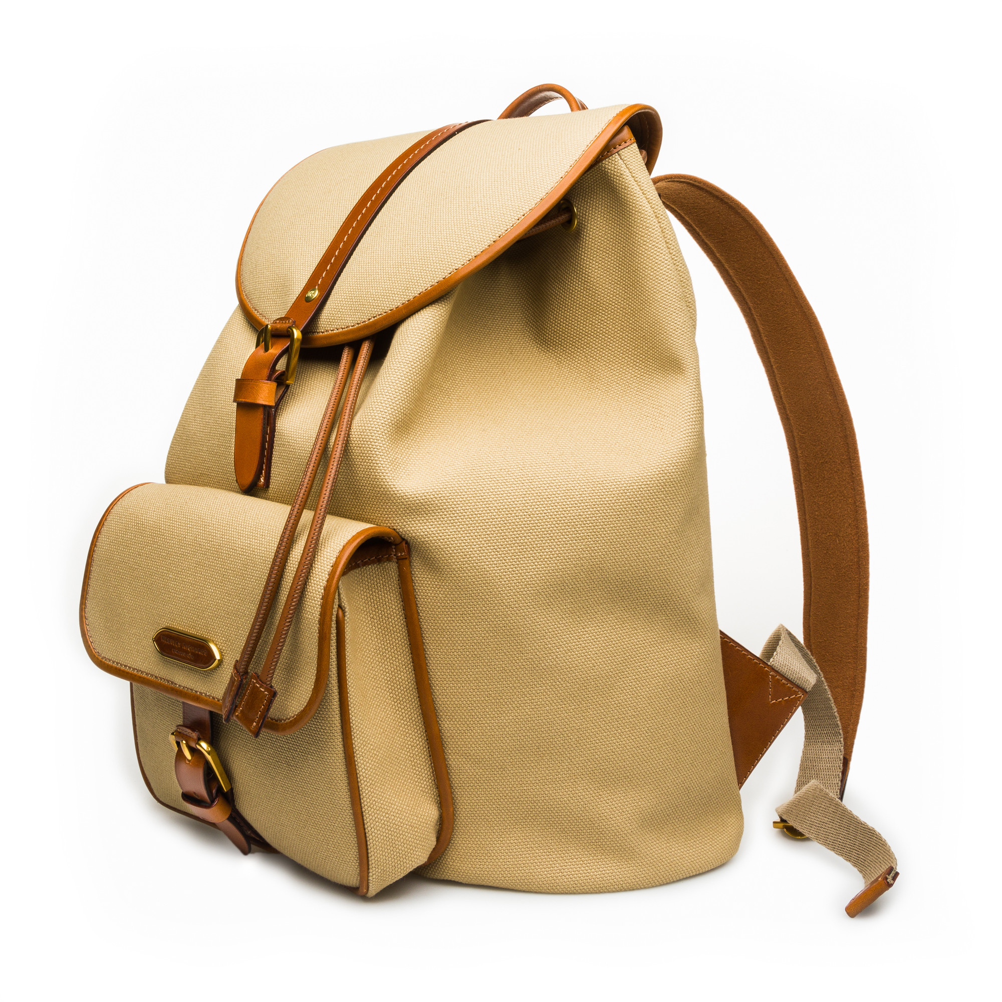 Westley Richards Explora Deluxe Rucksack in Safari & Mid Tan