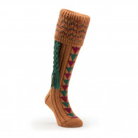 Whitfield Shooting Sock in Hazelnut