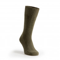 Cashmere & Wool Blend Boot Socks in Military